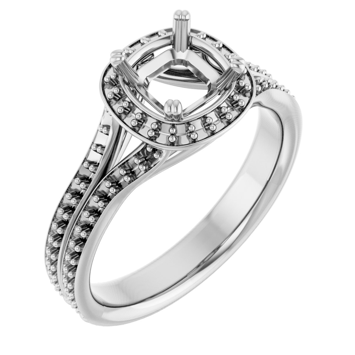 Halo-Style Engagement Ring