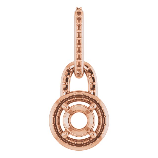 Accented Halo-Style Pendant
