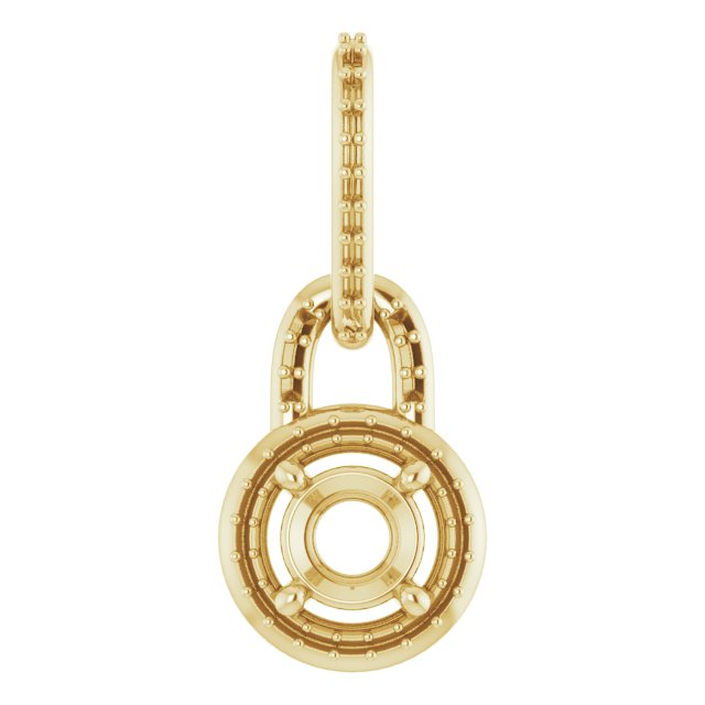 Accented Halo-Style Pendant