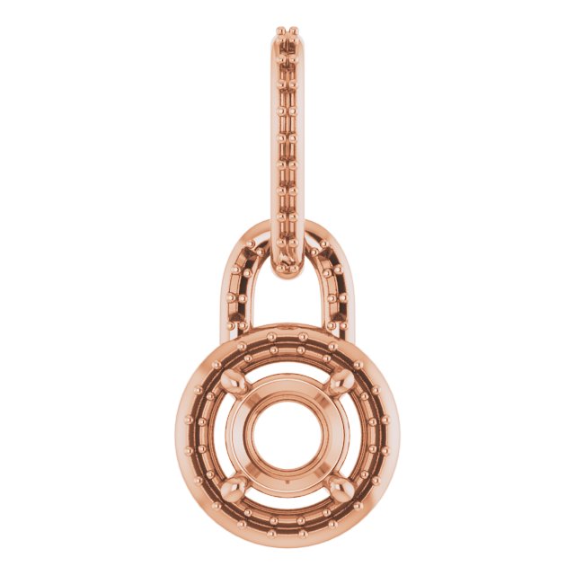 Accented Halo-Style Pendant