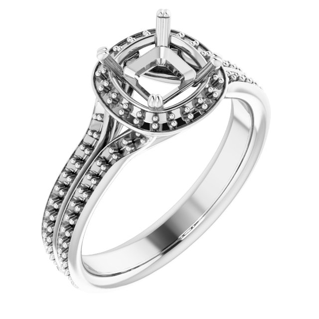 Halo-Style Engagement Ring