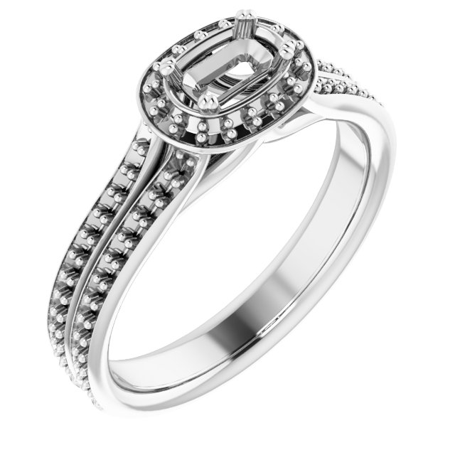 Halo-Style Engagement Ring