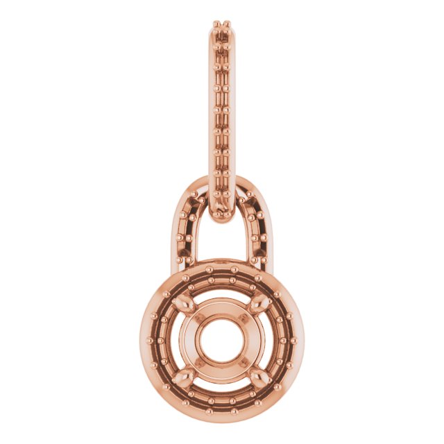 Accented Halo-Style Pendant