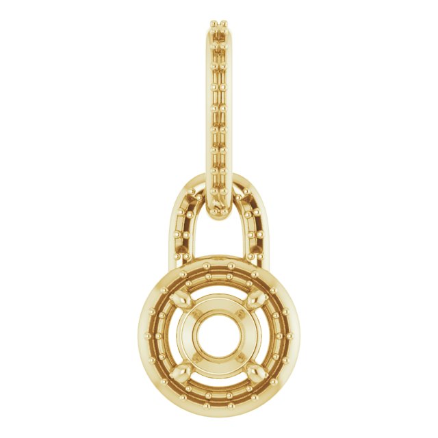 Accented Halo-Style Pendant