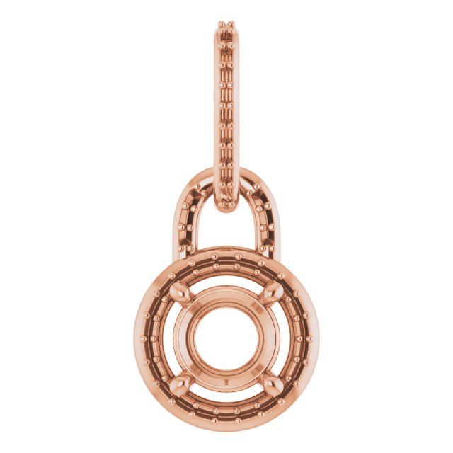 Accented Halo-Style Pendant