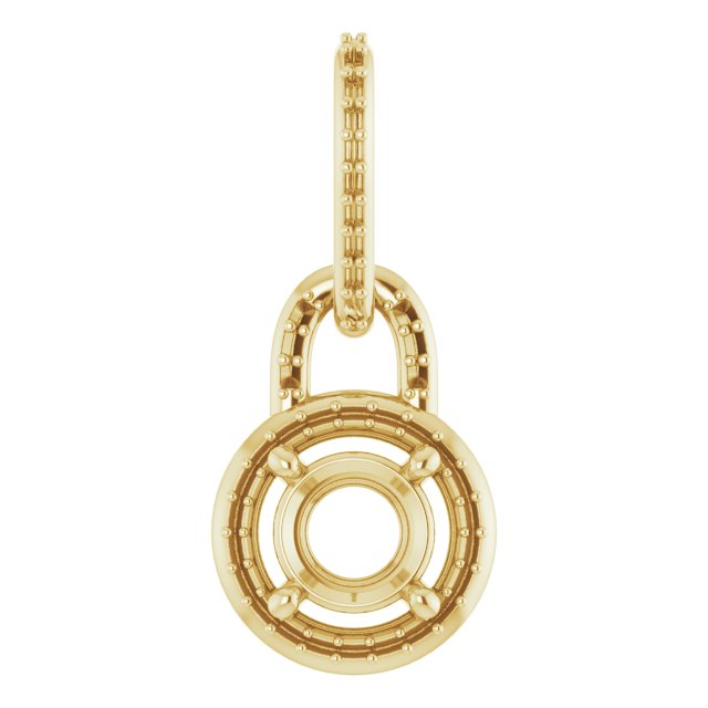 Accented Halo-Style Pendant