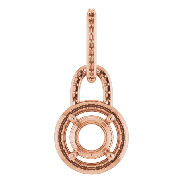 Accented Halo-Style Pendant