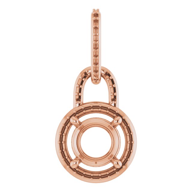 Accented Halo-Style Pendant