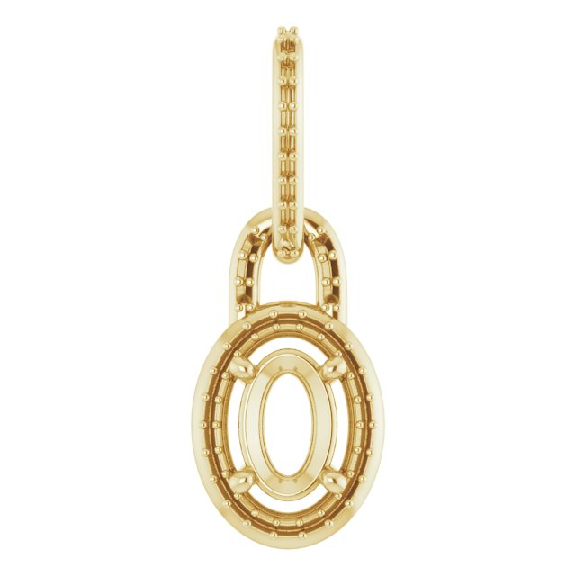 Accented Halo-Style Pendant