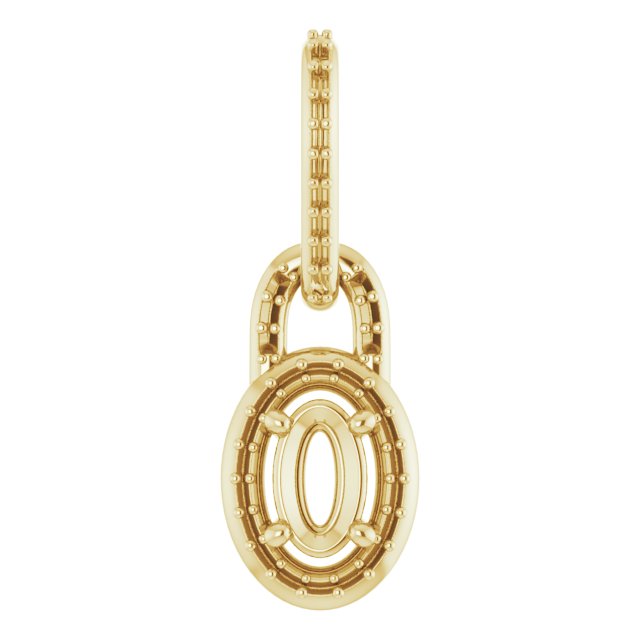 Accented Halo-Style Pendant