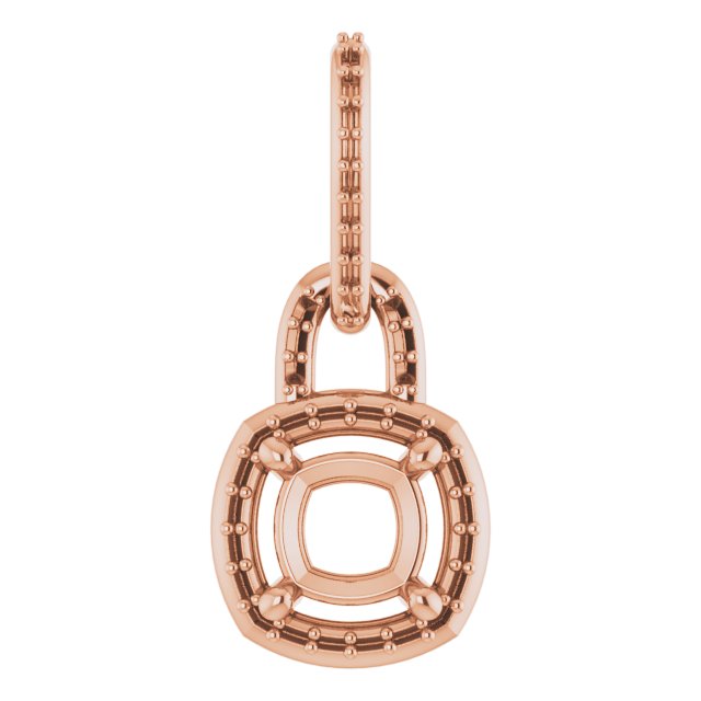 Accented Halo-Style Pendant