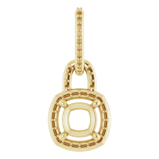 Accented Halo-Style Pendant