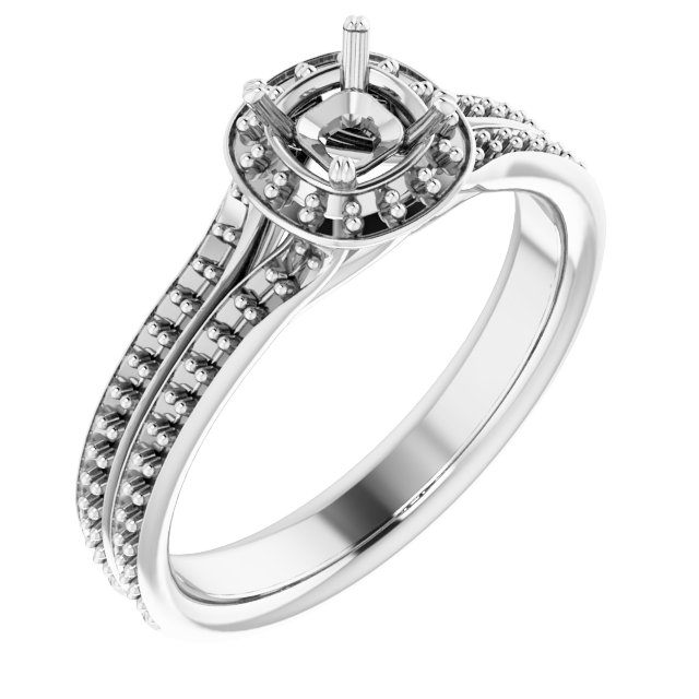 Halo-Style Engagement Ring