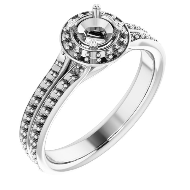 Halo-Style Engagement Ring