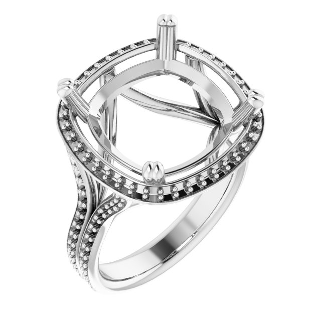 Halo-Style Engagement Ring