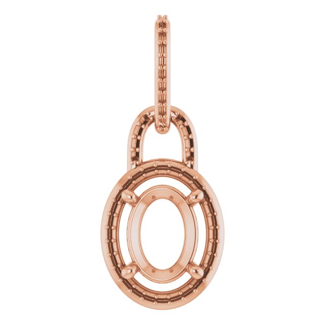 Accented Halo-Style Pendant
