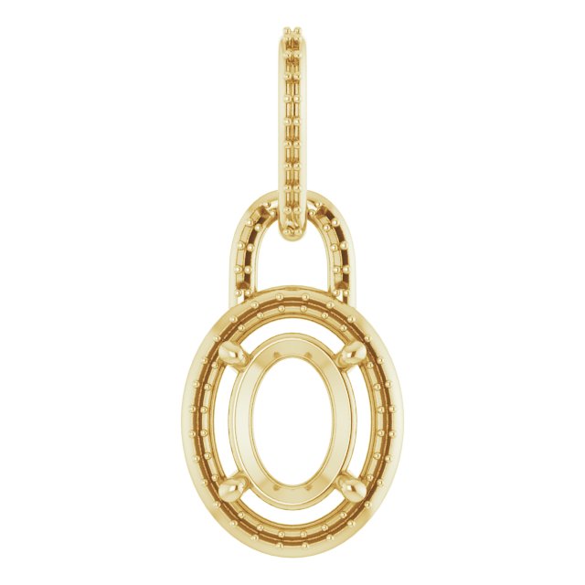 Accented Halo-Style Pendant