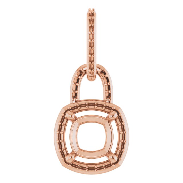 Accented Halo-Style Pendant