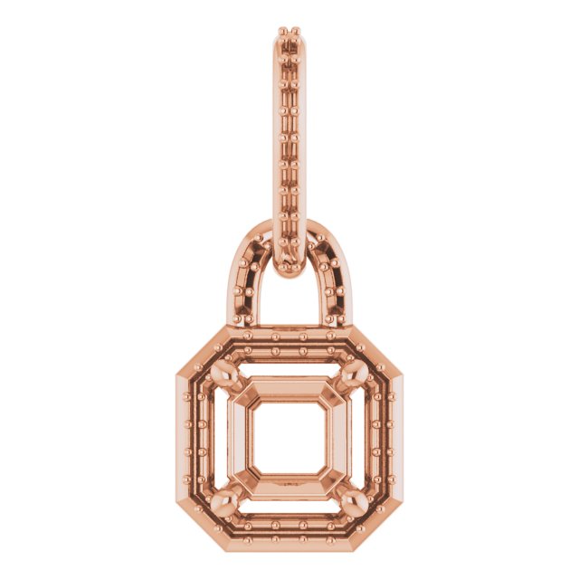 Accented Halo-Style Pendant