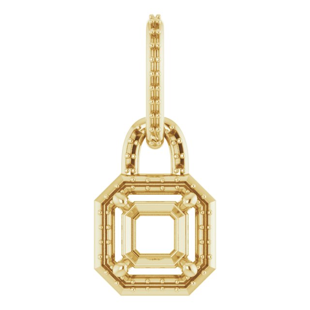 Accented Halo-Style Pendant