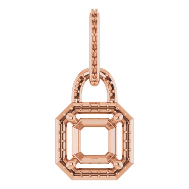 Accented Halo-Style Pendant