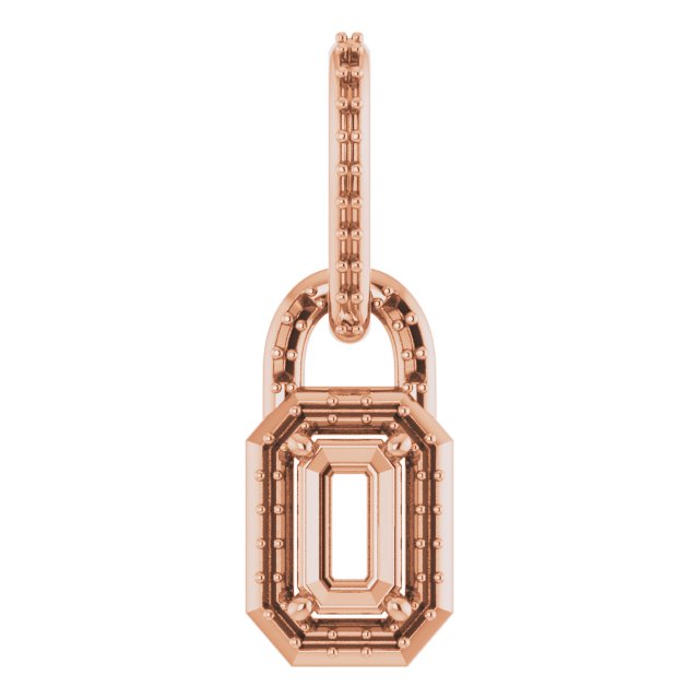 Accented Halo-Style Pendant