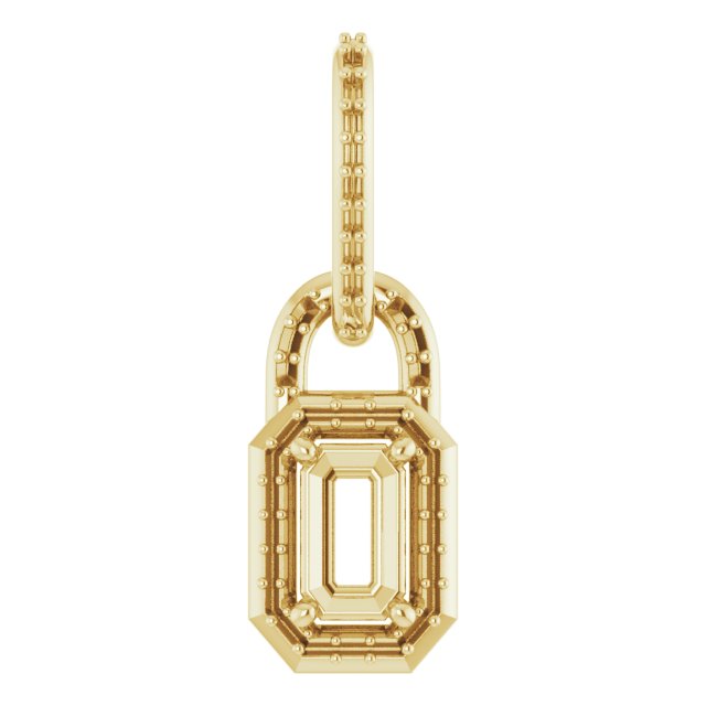 Accented Halo-Style Pendant