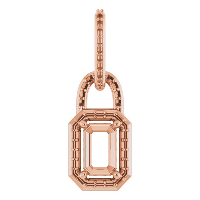 Accented Halo-Style Pendant