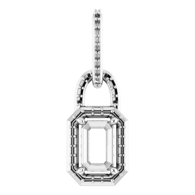 Accented Halo-Style Pendant