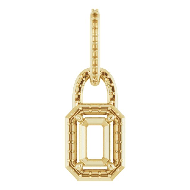 Accented Halo-Style Pendant