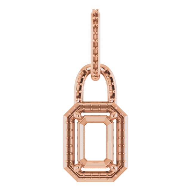 Accented Halo-Style Pendant