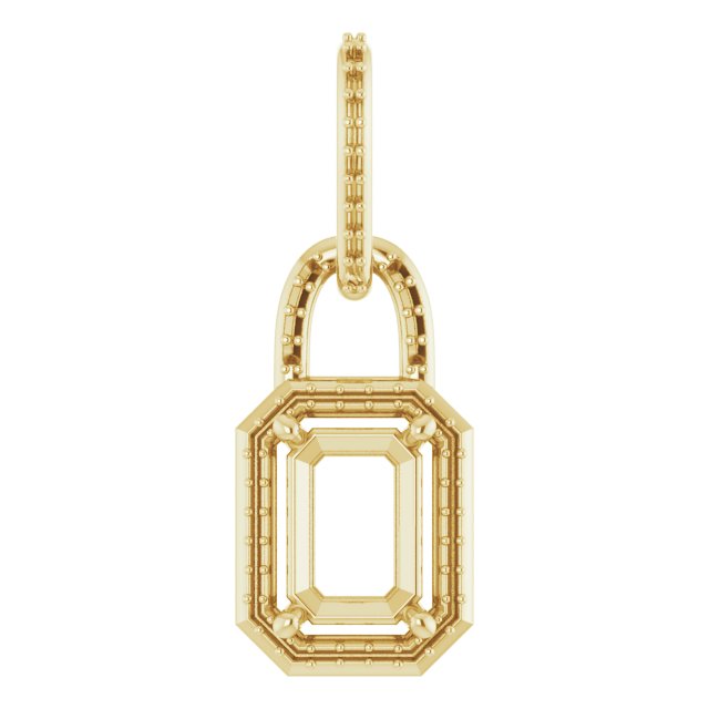 Accented Halo-Style Pendant