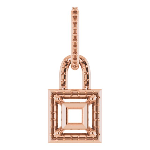 Accented Halo-Style Pendant