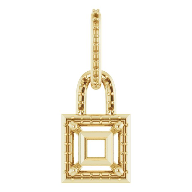 Accented Halo-Style Pendant
