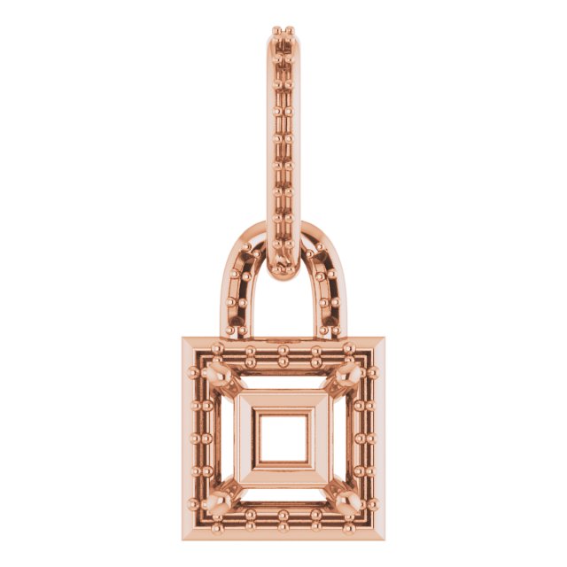 Accented Halo-Style Pendant