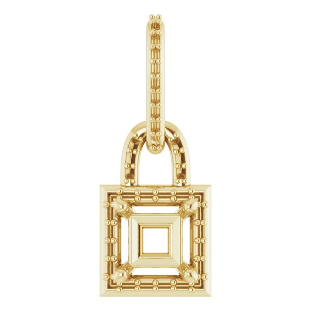 Accented Halo-Style Pendant