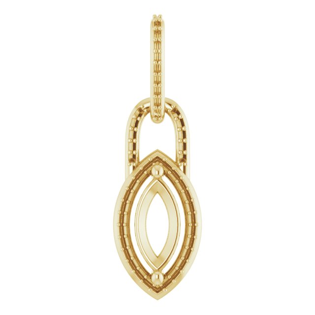 Accented Halo-Style Pendant