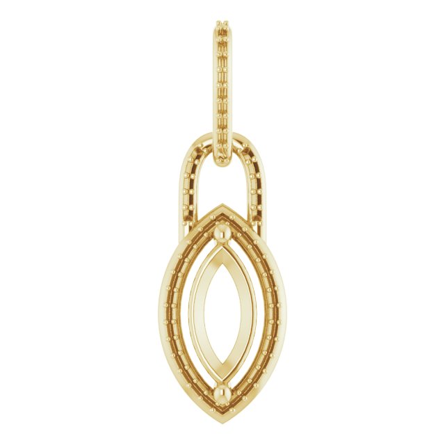 Accented Halo-Style Pendant