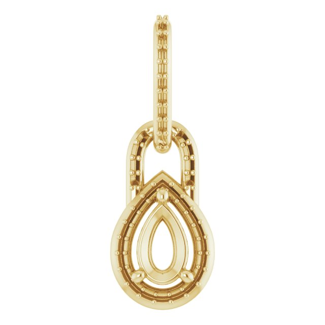 Accented Halo-Style Pendant