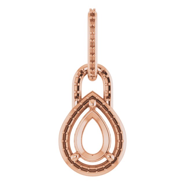 Accented Halo-Style Pendant