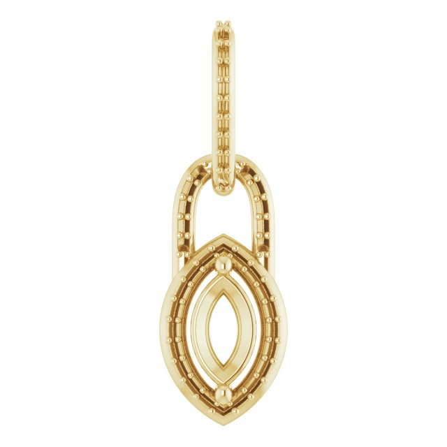 Accented Halo-Style Pendant