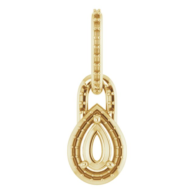 Accented Halo-Style Pendant