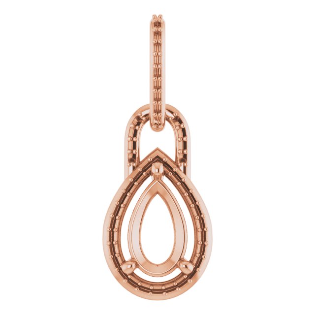 Accented Halo-Style Pendant