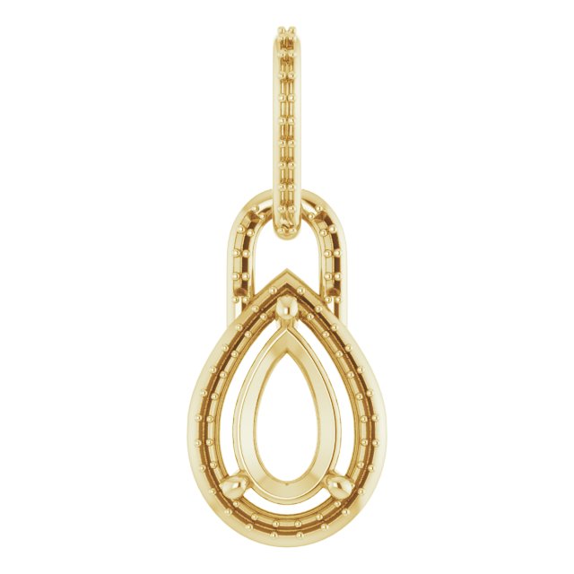 Accented Halo-Style Pendant
