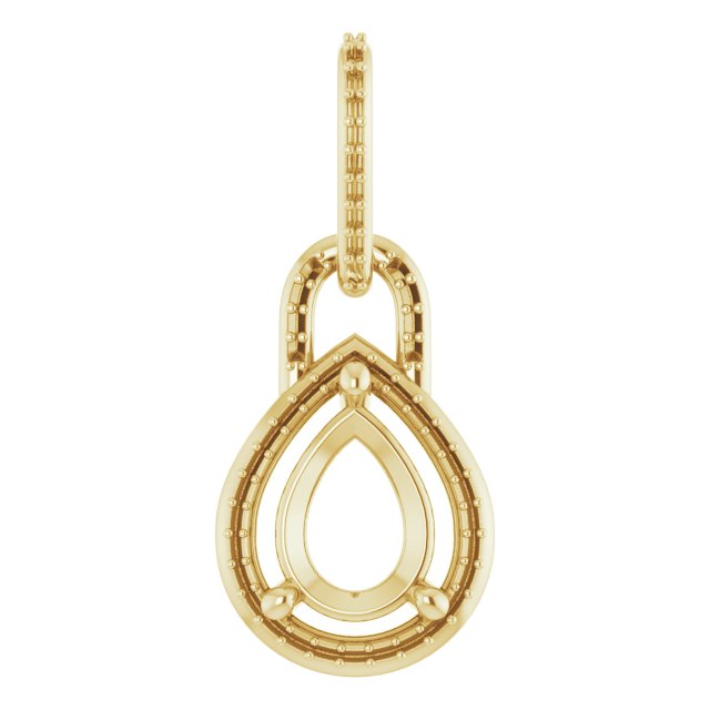 Accented Halo-Style Pendant