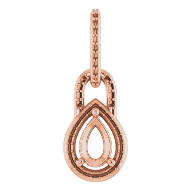 Accented Halo-Style Pendant