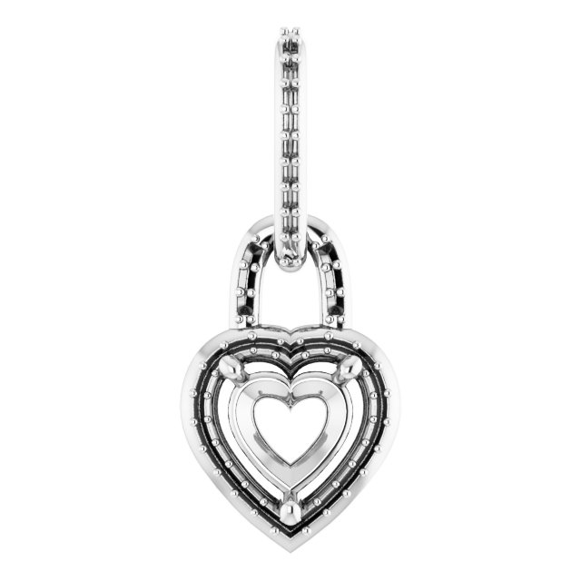 Accented Halo-Style Pendant