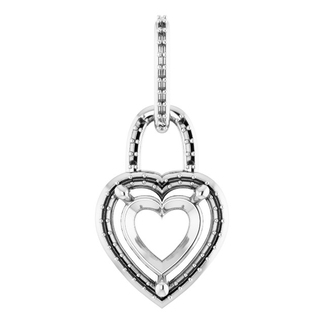 Accented Halo-Style Pendant