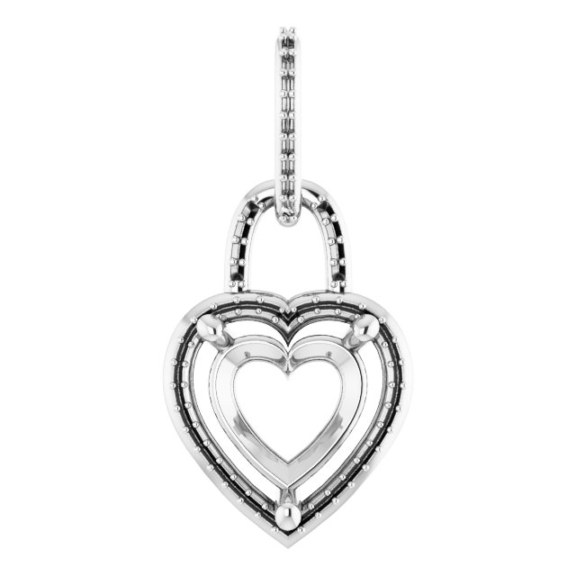 Accented Halo-Style Pendant