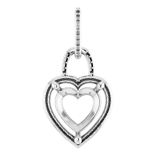 Accented Halo-Style Pendant